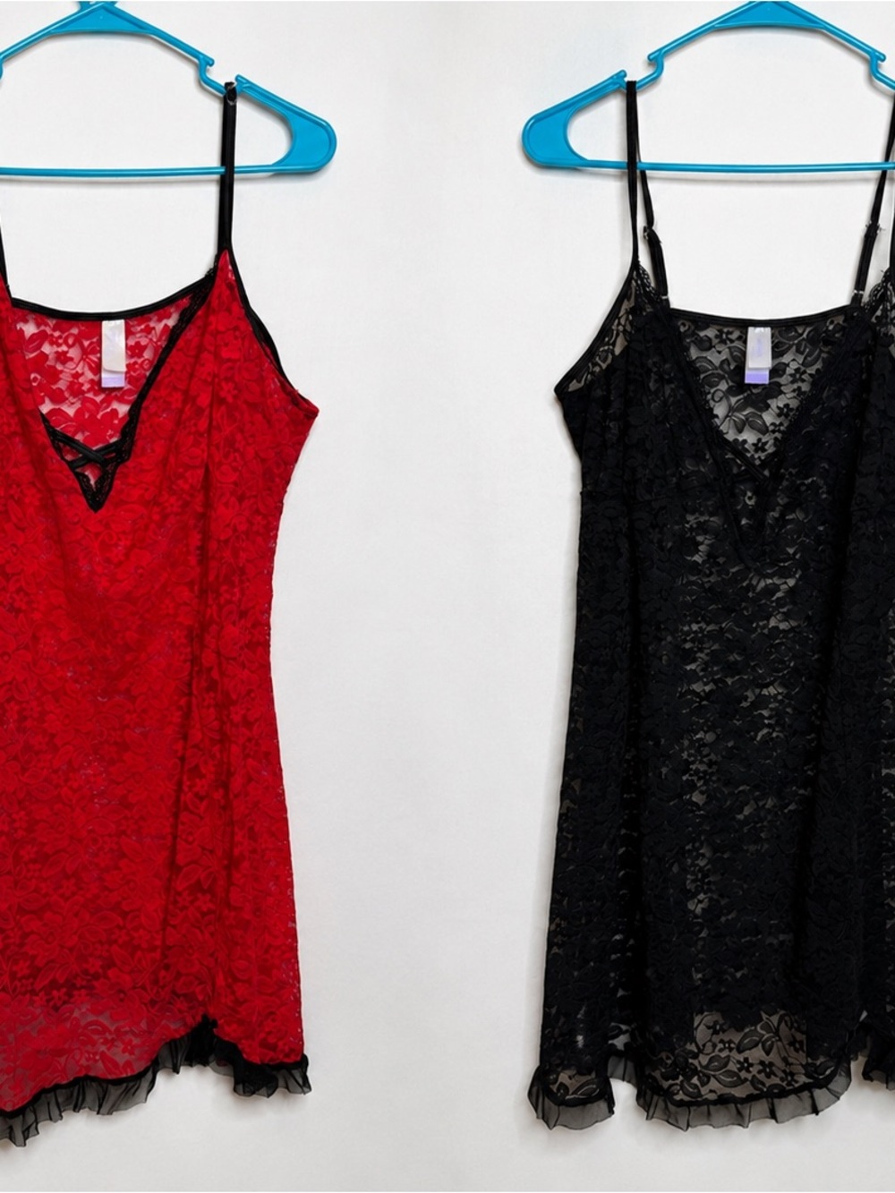 two lace nightgowns brand Secret Treasures XL A5 313